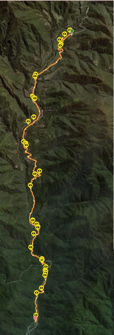 Plano de Quebrada del Portugués